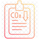 Carbon Dioxide Report Co 2 Cloud Icon