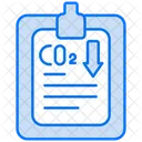 Carbon dioxide report  Icon