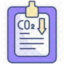 Carbon dioxide report  Icon