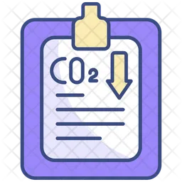 Carbon dioxide report  Icon