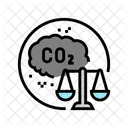 Carbon Emission  Icon