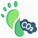 Carbon Footprint Icon