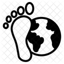 Carbon Footprint Icon