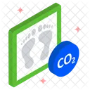 Carbon Footprint Carbon Dioxide Climate Change Icon