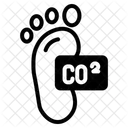Carbon Footprint Icon