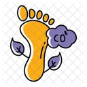 Carbon Footprint Carbon Dioxide Climate Change Icon