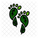 Carbon Footprint Emissions Pollution Icon