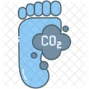 Carbon Footprint Carbon Dioxide Climate Change Icon