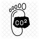 Carbon Footprint Icon