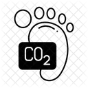 Carbon Footprint Icon