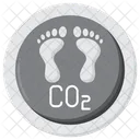 Carbon Footprint  Icon