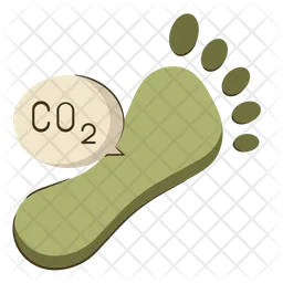 Carbon Footprint  Icon