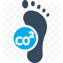 Carbon footprint  Icône