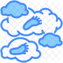 Carbon Footprint Footprint Climate Icon