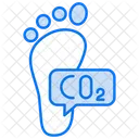 Carbon footprint  Icon