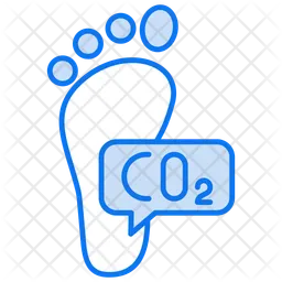 Carbon footprint  Icon