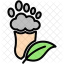 Carbon footprint  Icon