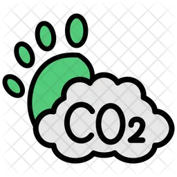 Carbon Footprint  Icon