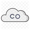 Cloud Pollution Carbonmonoxide Icon