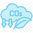 Emissions Climate Footprint Icon