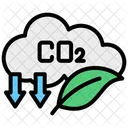 Emissions Climate Footprint Icon