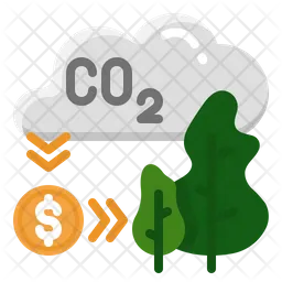 Carbon Offset  Icon