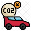 Carbon No Car Icon