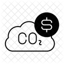 Carbon Tax Global Warming Emission Icon
