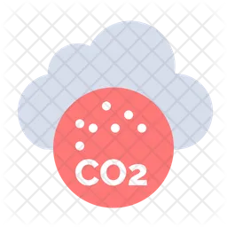 Carbone Dioxide  Icon