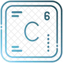 Carbono Quimica Tabela Periodica Ícone