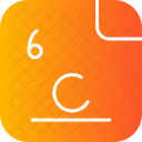 Carbono Tabela Periodica Quimica Ícone