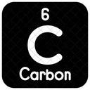 Carbono Quimica Tabela Periodica Ícone