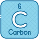 Carbono Quimica Tabela Periodica Ícone