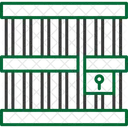 Carcel Instalacion Correccional Celda De Prision Icono