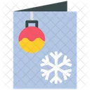 Christmas Card Decoration Icon
