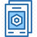 Card Block Chain Digital Asset Icon