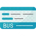 Card Bus Pass Icon