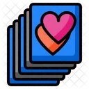 Card Romance Heart Icon