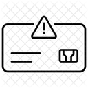 Card Alert Fraud Warning Security Notification Icon