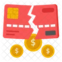 Card breach  Icon