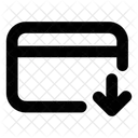 Card Down  Icon