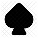 Card Playing Card Sign Spade Sign Icon
