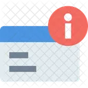 Card Information  Icon
