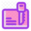 Card Key Card Access Lock Icon