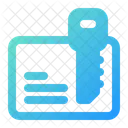 Card Key  Icon