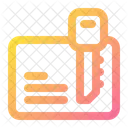 Card Key  Icon