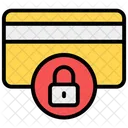 Card Lock Protected Card Card Safety Icon