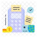 Cash Till Emoney Invoice Machine アイコン
