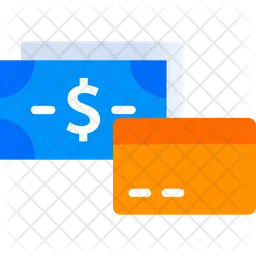 Card Or Cash Payment  Icon