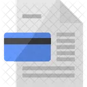 Credit Card Paper Icon